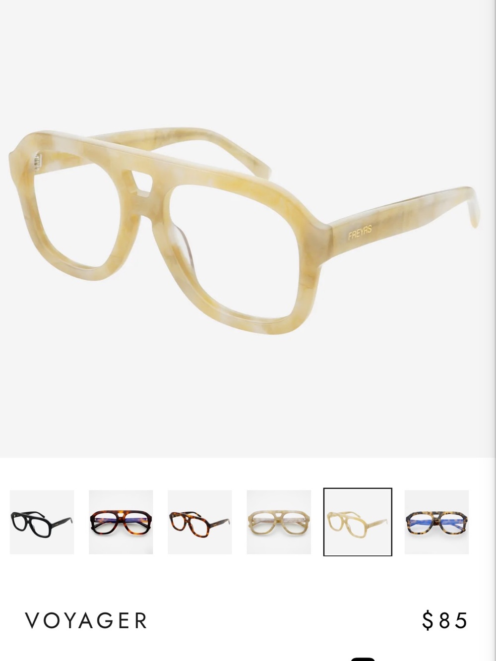 Freyrs voyager reading glasses unisex 2.5 blue light $85